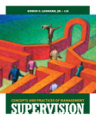Supervision: Concepts and Practices of Management 032459092X Book Cover