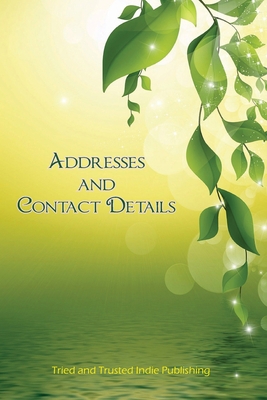 Addresses and Contact Details [Large Print] 1708341404 Book Cover