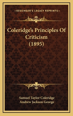 Coleridge's Principles Of Criticism (1895) 1167096479 Book Cover