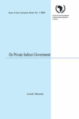 On Private Indirect Government 1904855245 Book Cover