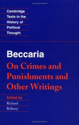 Beccaria: 'on Crimes and Punishments' and Other... 0521479827 Book Cover