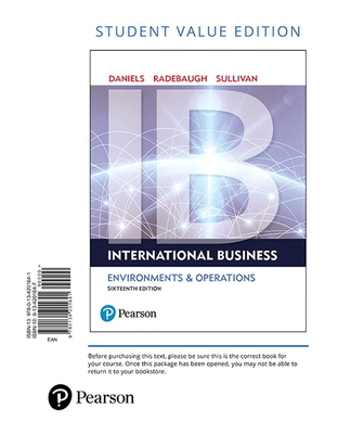 International Business 0134201647 Book Cover