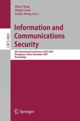 Information and Communications Security 354077047X Book Cover