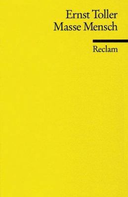 Masse Mensch [German] 3150099447 Book Cover