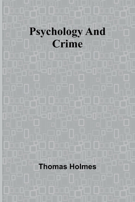 Psychology and Crime 9362929848 Book Cover
