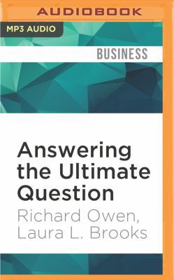 Answering the Ultimate Question: How Net Promot... 1522697837 Book Cover