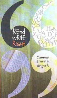 Read Write Right: Common Errors in English 8129119056 Book Cover