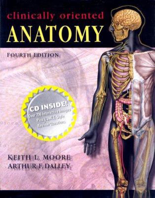 Clinically Oriented Anatomy, Fourth Edition, an... 0781759366 Book Cover