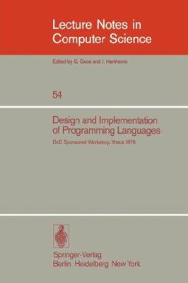 Design and Implementation of Programming Langua... 354008360X Book Cover