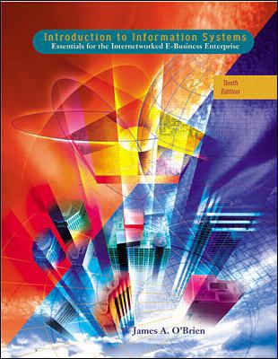 Introduction to Information Systems 0072445505 Book Cover