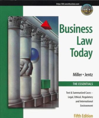 Business Law Today, the Essentials: Text, Summa... 0324004168 Book Cover