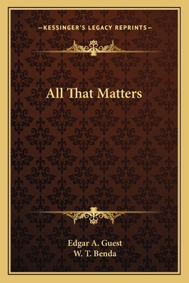 All That Matters 1162636521 Book Cover