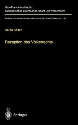 Rezeption Des Völkerrechts: Eine Rechtsvergleic... [German] 3540003967 Book Cover