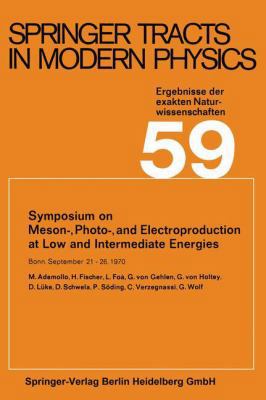 Symposium on Meson-, Photo-, and Electroproduct... 3662158795 Book Cover