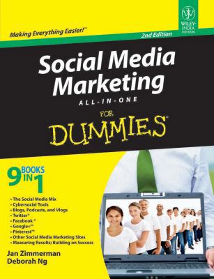 Social Media Marketing All-In-One For Dummies 8126539100 Book Cover