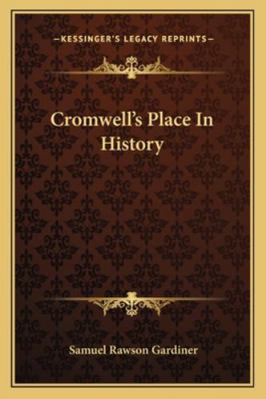 Cromwell's Place In History 1162968389 Book Cover