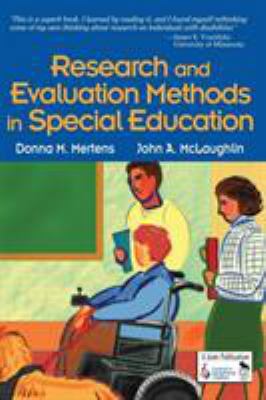 Research and Evaluation Methods in Special Educ... 0761946527 Book Cover