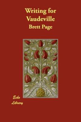 Writing for Vaudeville 1406823139 Book Cover