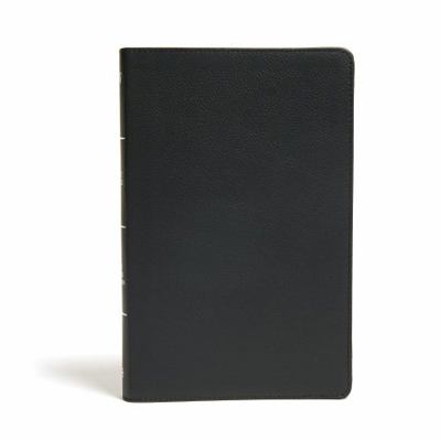 KJV Ultrathin Reference Bible, Black Genuine Le... 1087702674 Book Cover