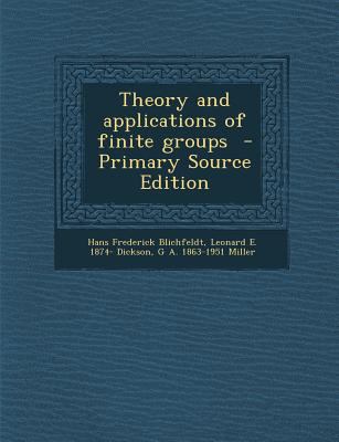 Theory and Applications of Finite Groups - Prim... 1295409992 Book Cover