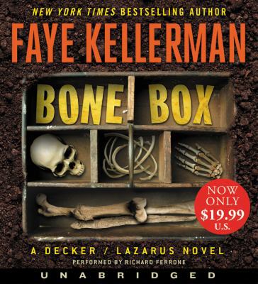 Bone Box Low Price CD: A Decker/Lazarus Novel 0062834509 Book Cover