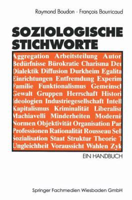 Soziologische Stichworte: Ein Handbuch [German] 3531116754 Book Cover