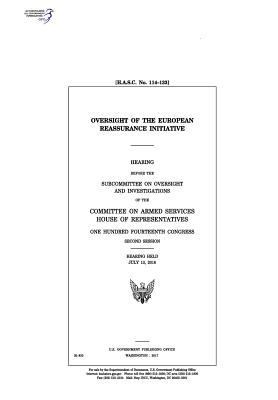 Oversight of the European Reassurance Initiativ... 1974000273 Book Cover