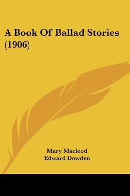A Book Of Ballad Stories (1906) 1104590387 Book Cover