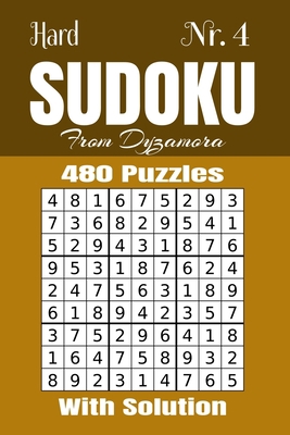Hard Sudoku Nr.4: 480 puzzles with solution 169566759X Book Cover