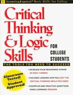 Critical Thinking and Logic Skills for College ... 0130828386 Book Cover