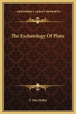 The Eschatology Of Plato 1169187072 Book Cover