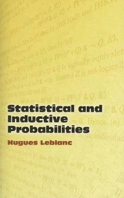 Statistical and Inductive Probabilities B001UPSGSC Book Cover