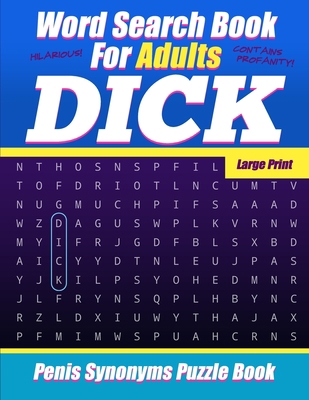 Word Search Book For Adults - Dick - Large Prin... 168813087X Book Cover