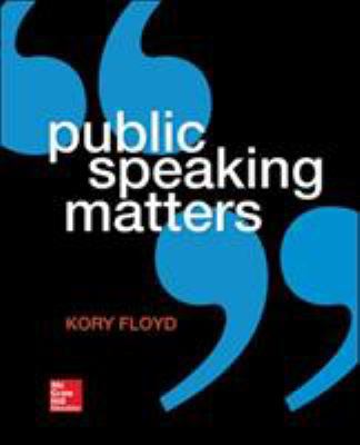 Public Speaking Matters 007352395X Book Cover