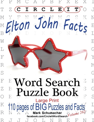 Circle It, Elton John Facts, Word Search, Puzzl... [Large Print] 1950961494 Book Cover