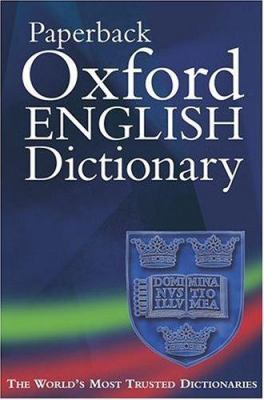 The Paperback Oxford English Dictionary 0198604548 Book Cover