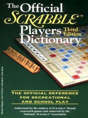 The Official Scrabble Players Dictionary [Large Print] 0786247738 Book Cover