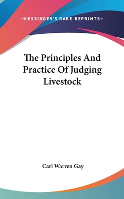 The Principles And Practice Of Judging Livestock 054855594X Book Cover
