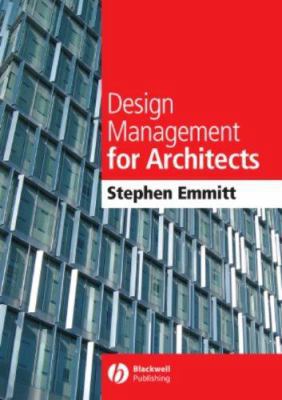 Design Management for Architects 1405131470 Book Cover