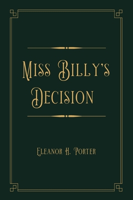 Miss Billy's Decision 1518694578 Book Cover