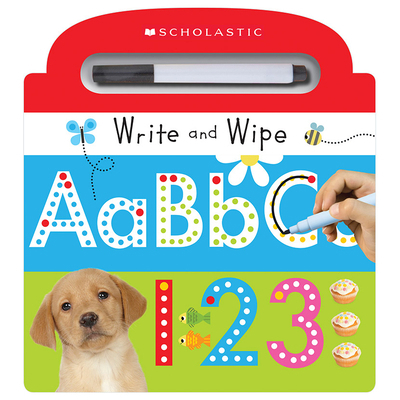Write and Wipe ABC 123: Scholastic Early Learne... 0545906407 Book Cover