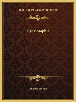 Hydriotaphia 1169739792 Book Cover