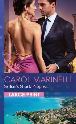 Sicilian's Shock Proposal [Large Print] 0263256960 Book Cover