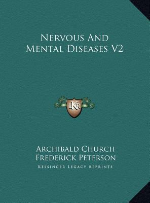 Nervous And Mental Diseases V2 1169794920 Book Cover