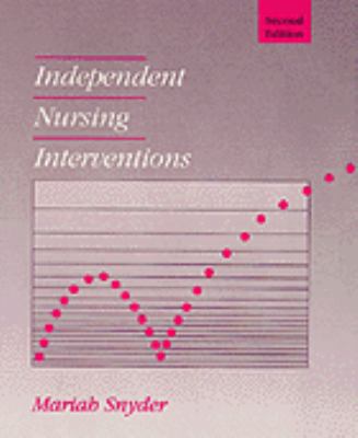 Independent Nursing Interventions 0827348452 Book Cover