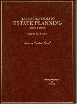 Teaching Materials On Estate Planning (American... 0314154078 Book Cover