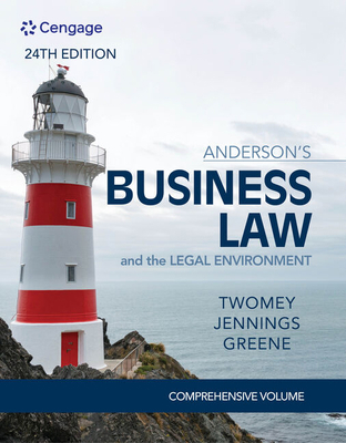 Anderson's Business Law & the Legal Environment... 0357363744 Book Cover