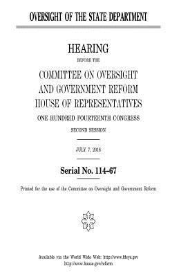 Oversight of the State Department 1981229752 Book Cover
