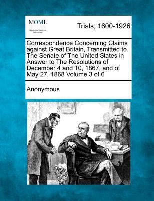 Correspondence Concerning Claims against Great ... 1275531768 Book Cover