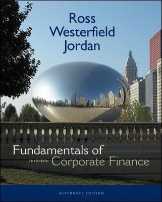 Fundamentals of Corporate Finance 0072991216 Book Cover